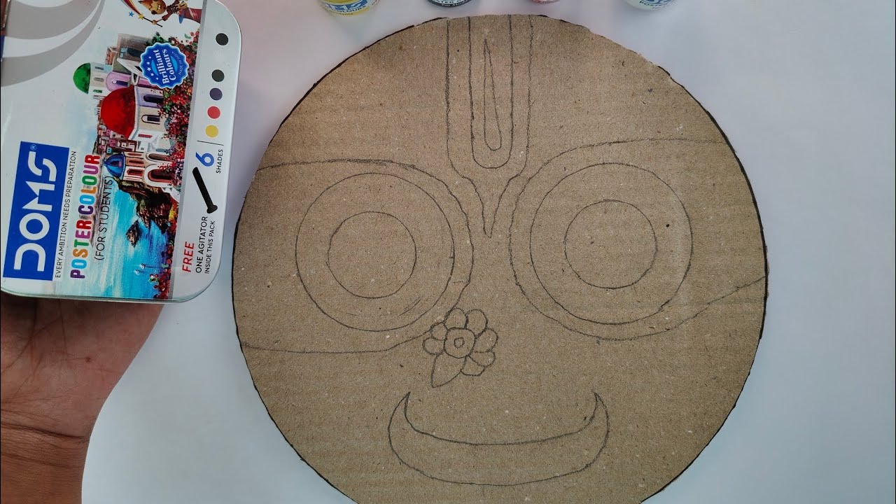 Jagannath Ji Painting On Cardboard 😍😱