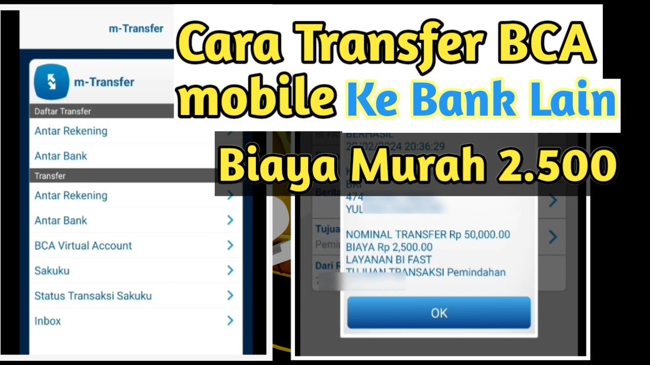 Cara transfer menggunakan BCA mobile ke Bank lain