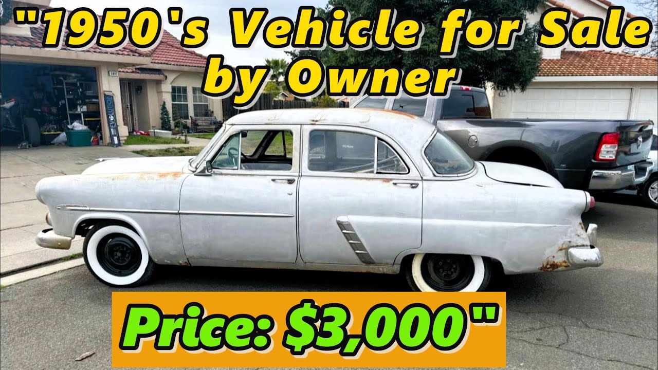 Vintage Car Finds Price $3,000's | Affordable Classic Cars | for Sale from  1950's