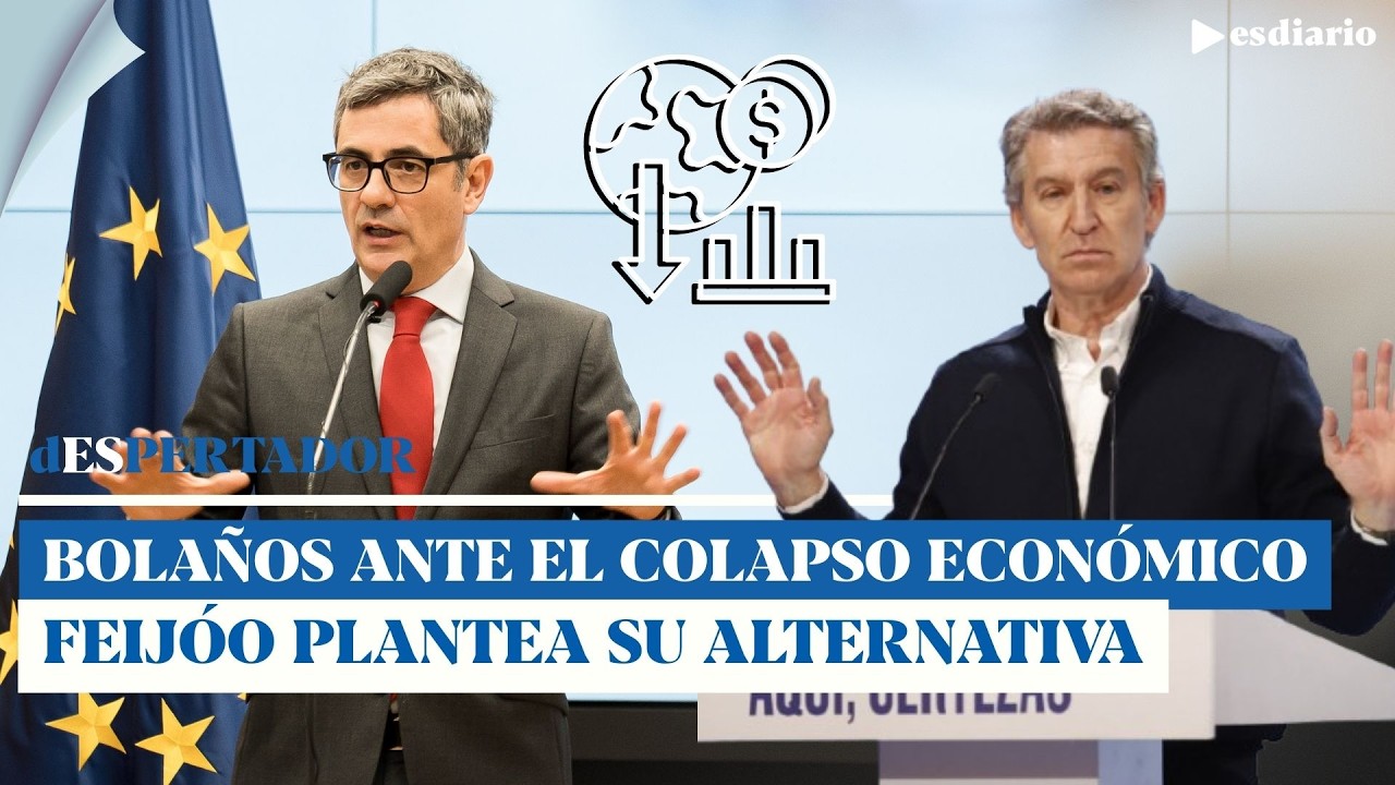 Bolaños anuncia lluvia de ideas contra el colapso económico por Irán y Feijóo plantea su alternativa