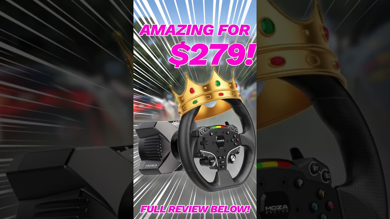 Обзор Moza R3: Гоночный руль с прямым приводом для Logitech G29. Цены? #simracing #moza #simrig