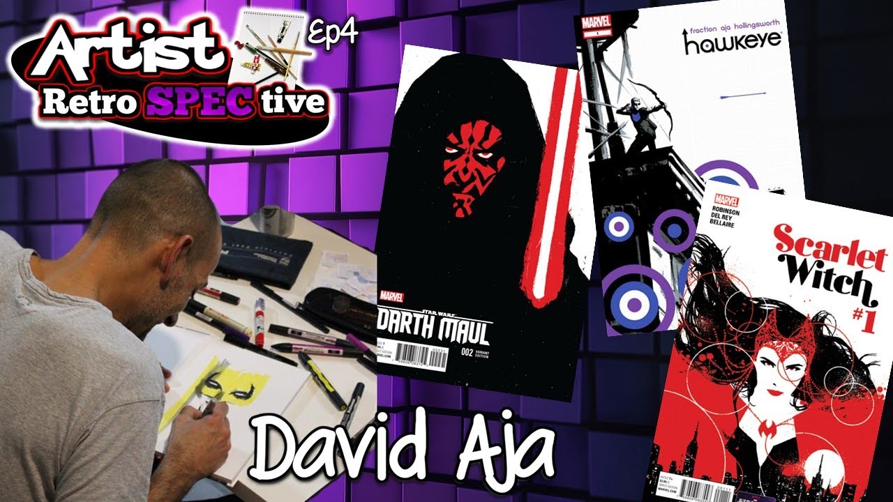 Top 5 Comic Book Covers & more | David Aja | Artist RetroSPECtive Ep4