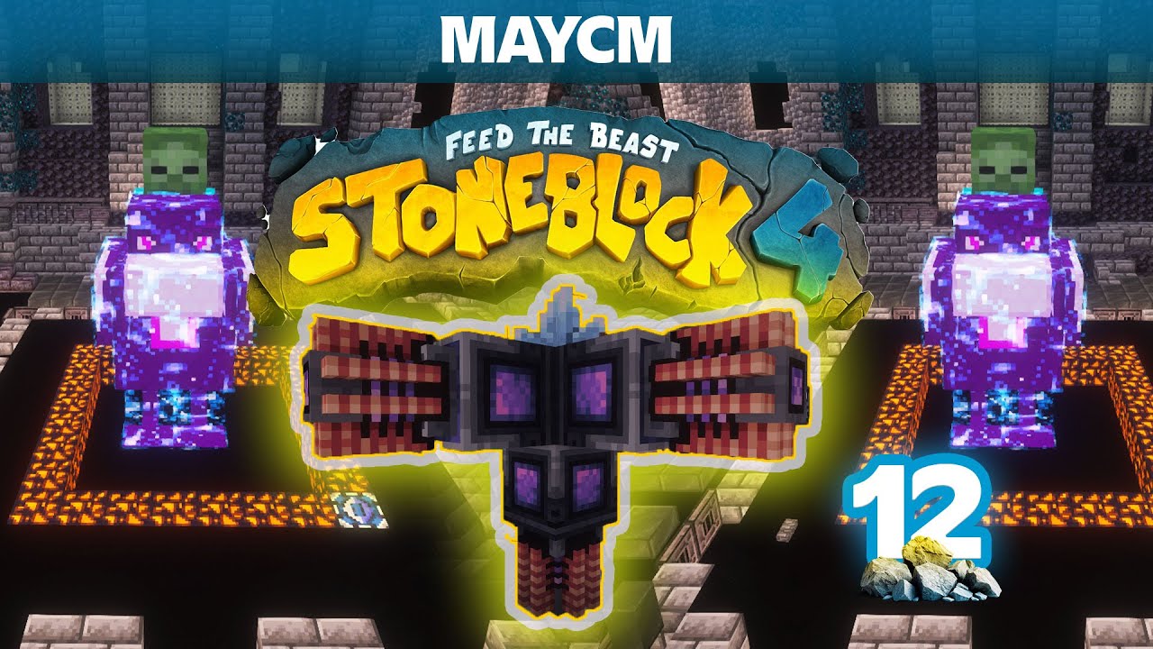 Minecraft Stoneblock 4 | Tập 12: Tự động ME System - Chicken Jockey Boss & Tự động Draconium Dust