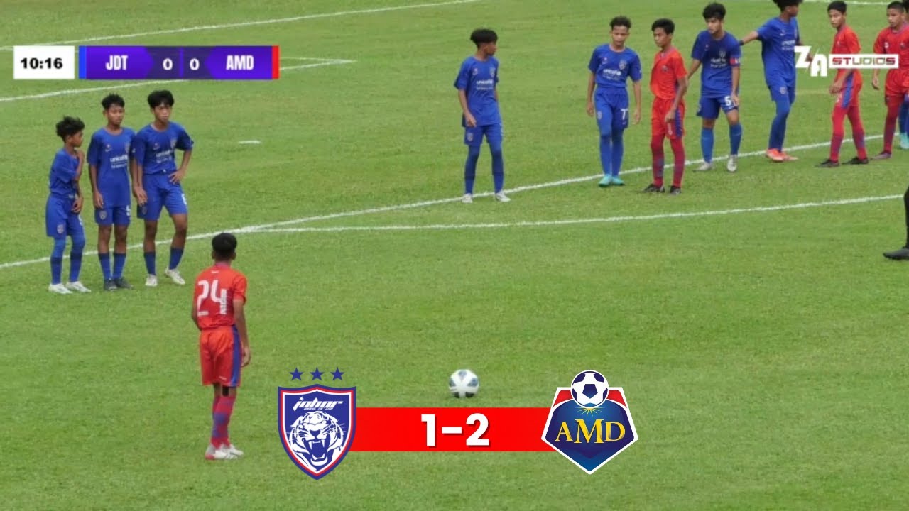 JDT (U13) 1-2 AMD (U13) | Highlights | Piala Kementerian Pelajaran Malaysia 2022