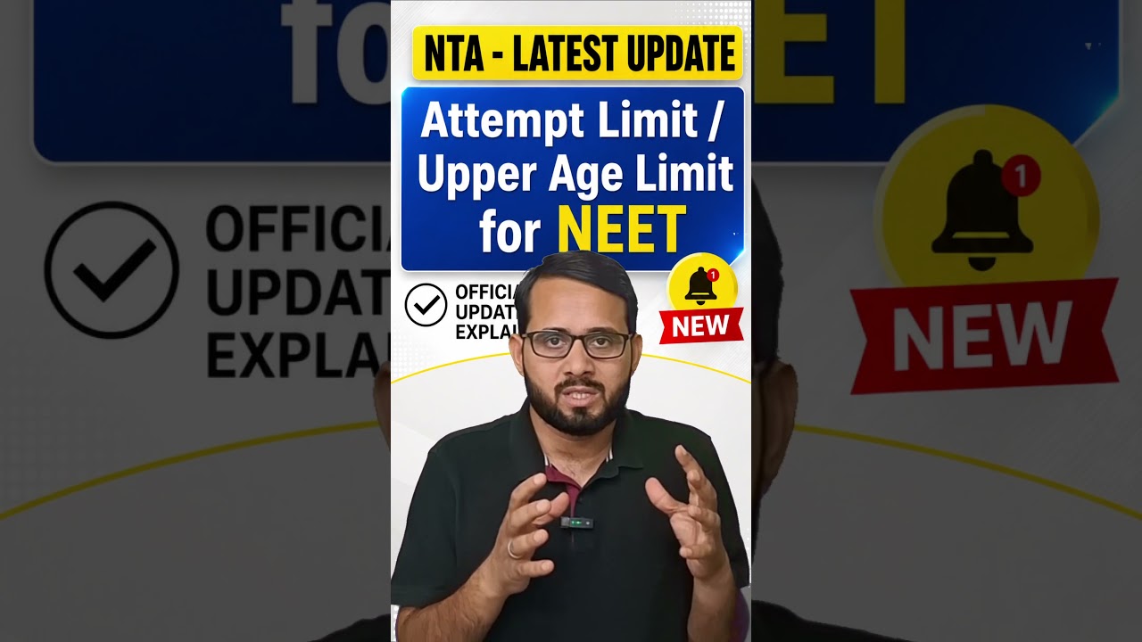 Attempt Limit/Upper age Limit for NEET