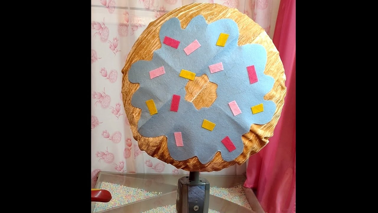 #عمل_كفر_مروحه_استاند 🍩شكل دوناتس🍩لأول مرة على اليوتيوب