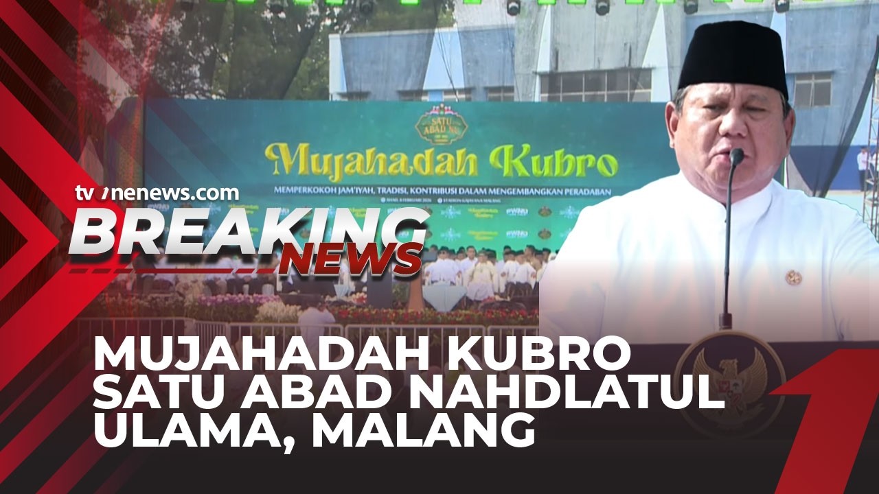 [LIVE] Mujahadah Kubro Satu Abad Nahdlatul Ulama, Malang | tvOnenewscom
