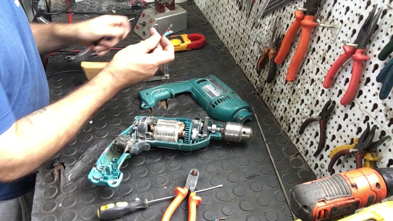 Furadeira Makita hp1640 não liga !