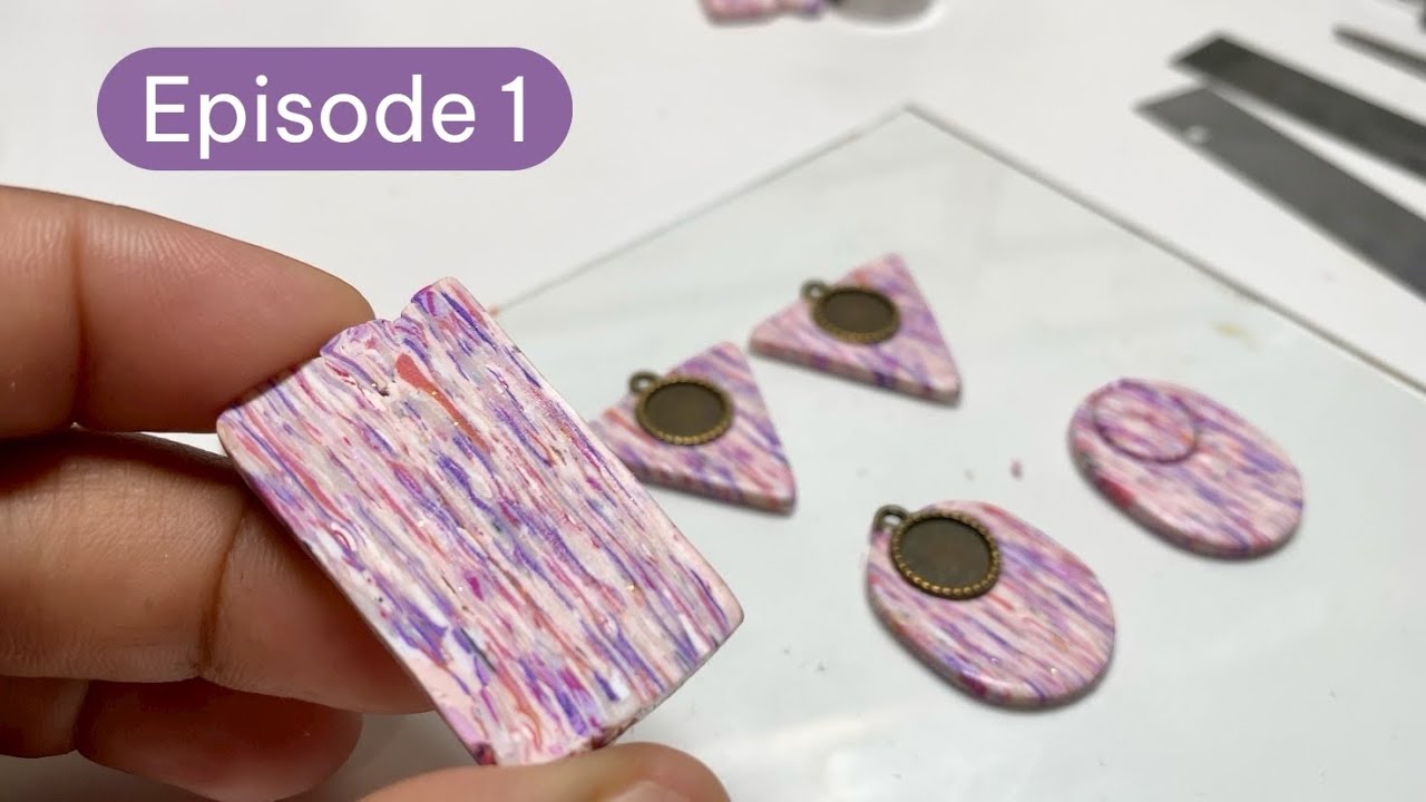 🔴 LIVE Créatif : on crée ensemble des boucles en pâte polymère et résine uv - technique sympa ✨