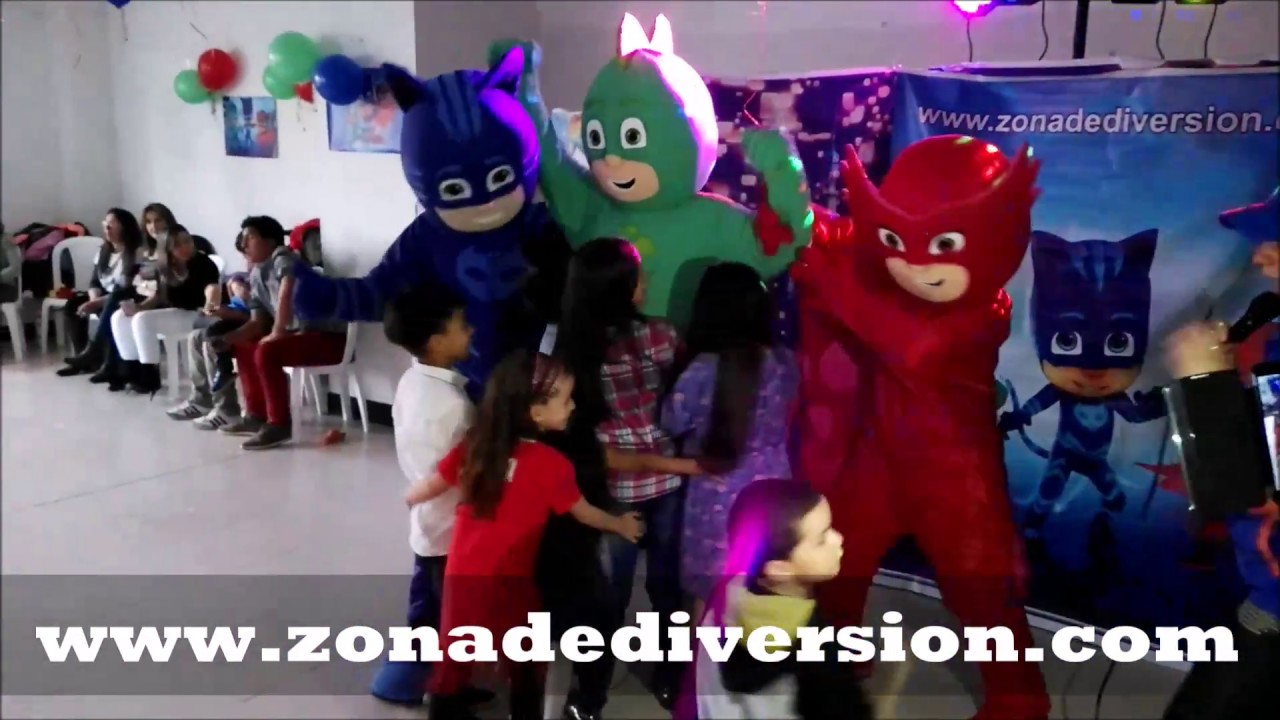 PJ MASKS BOGOTA Show Fiestas Infantiles Bogot&aacute; Recreaci&oacute;n Recreacionistas