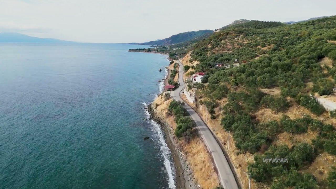 Küçükkuyu'dan Assos'a 24 km Drone Çekimi | DJI Mini 3 Pro | 4K