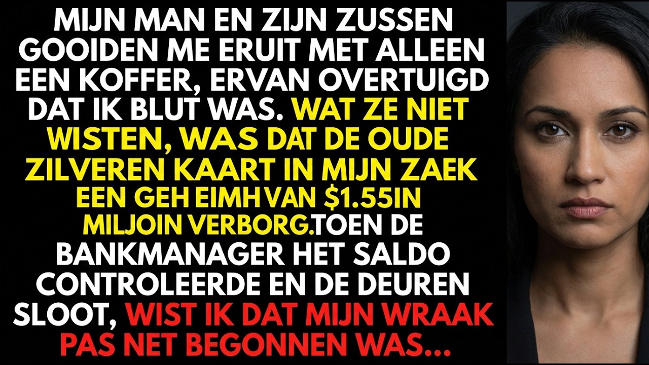 Ze zetten me buiten met een koffer—maar een oude zilveren kaart verborg $1,5M.