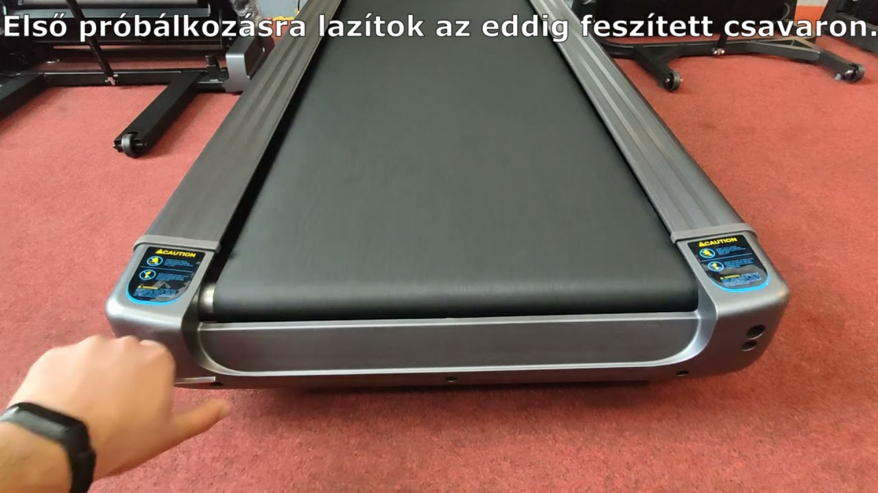 Futópad szalag beállítása