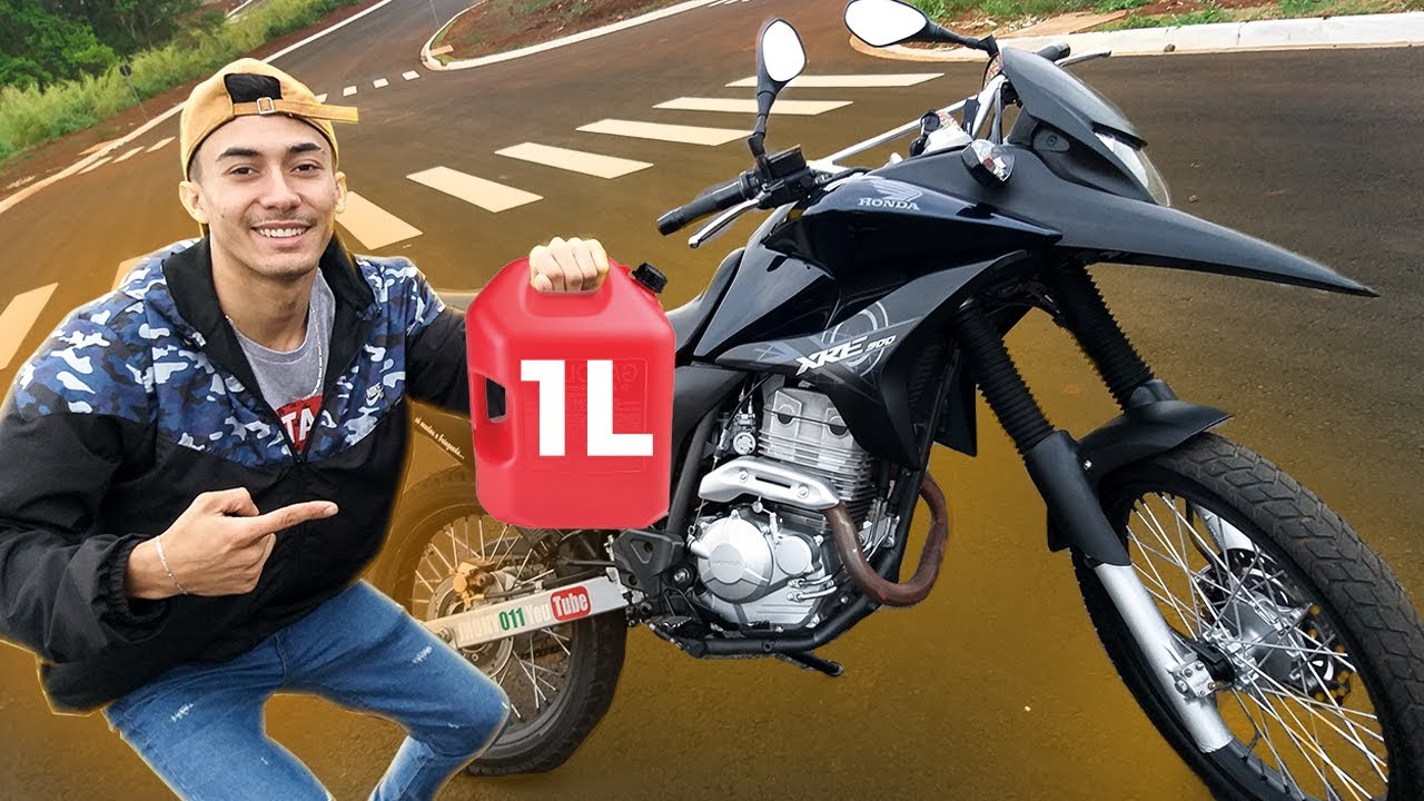 CONSUMO DA XRE300 POR LITRO *quantos km faz*