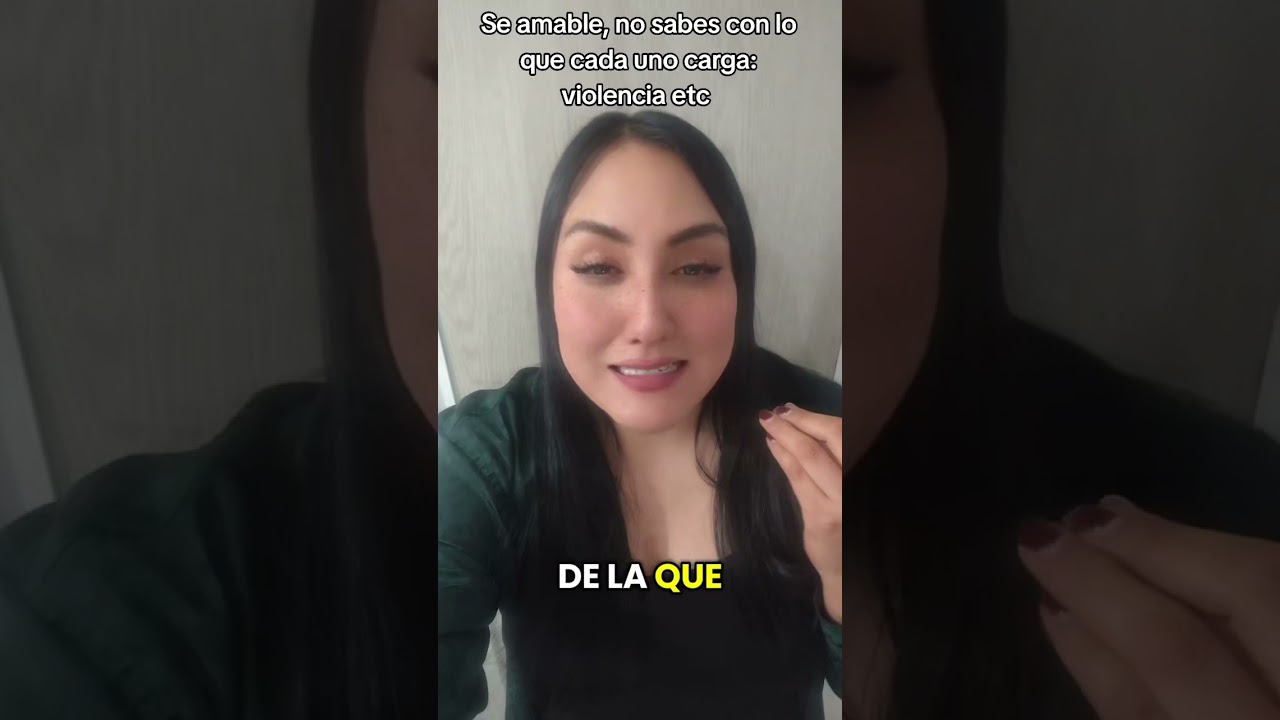 Se amable no sabes la mochila emocional que cada uno carga 😖 🥺 