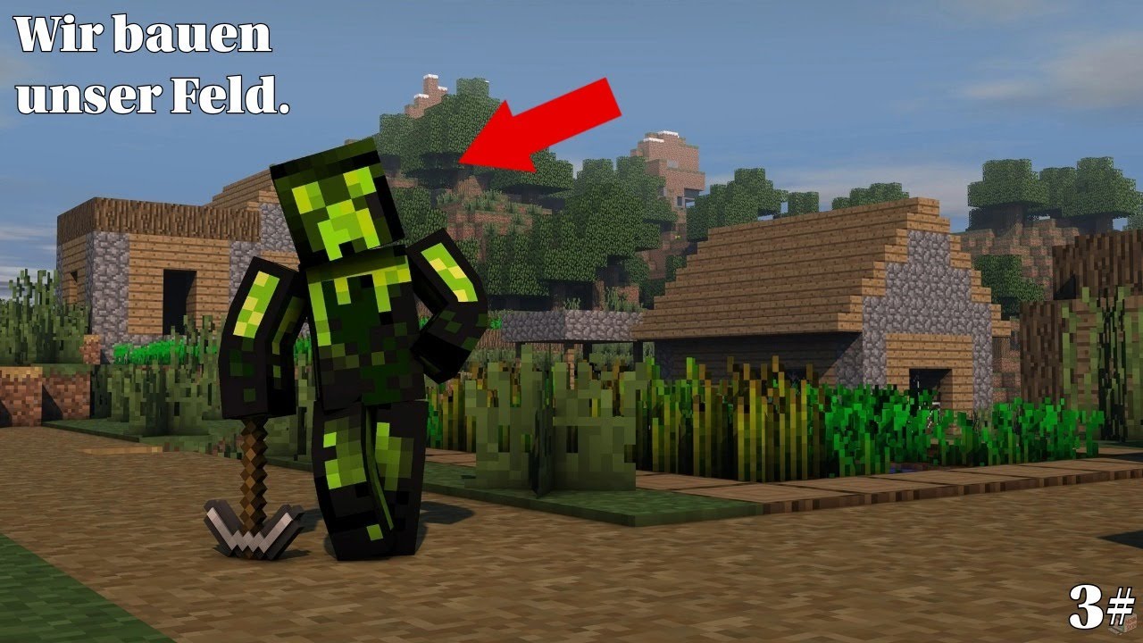 Minecraft Enderdrache besiegen Folge3 🤣🤣🤣I [ Wir bauen ein Feld ]
