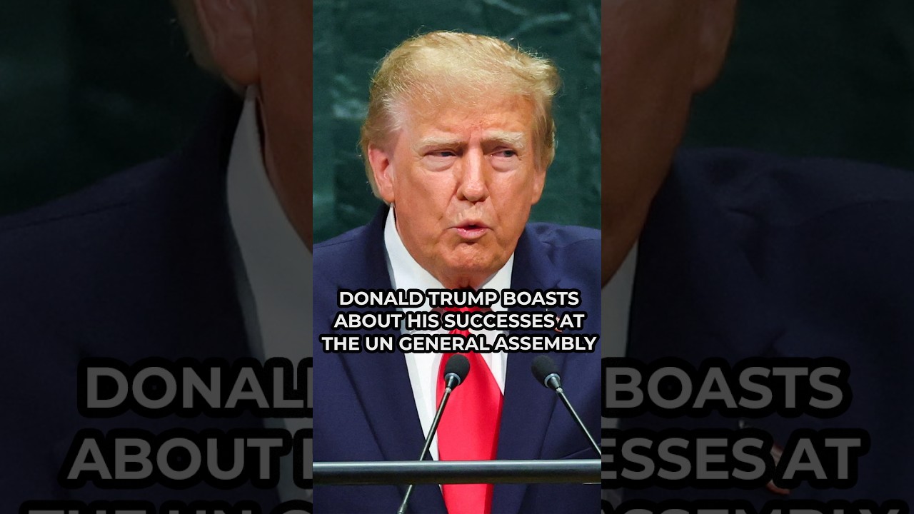 Дональд Трамп хвастается успехами во время выступления на Генеральной Ассамблее ООН
