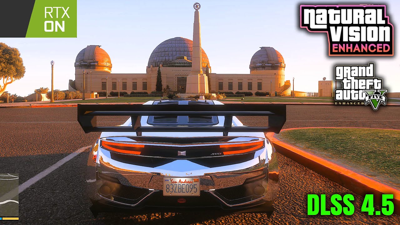 GTA 5 Enhanced 4K DLSS 4.5 Benchmark | RTX 5080 (Natural Vision Enhanced)