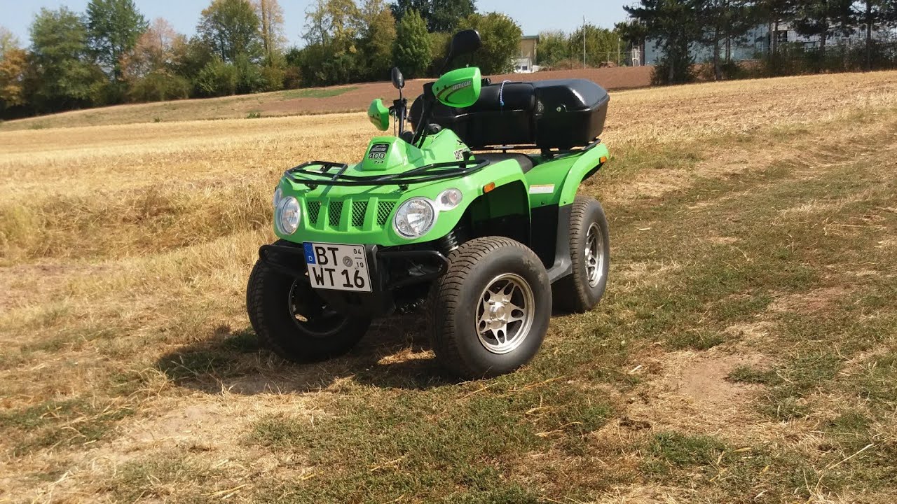 Продажа квадроцикла в Германии или Последнее видео на канале с квадроциклом Arctic Cat 400 2x4(4к)