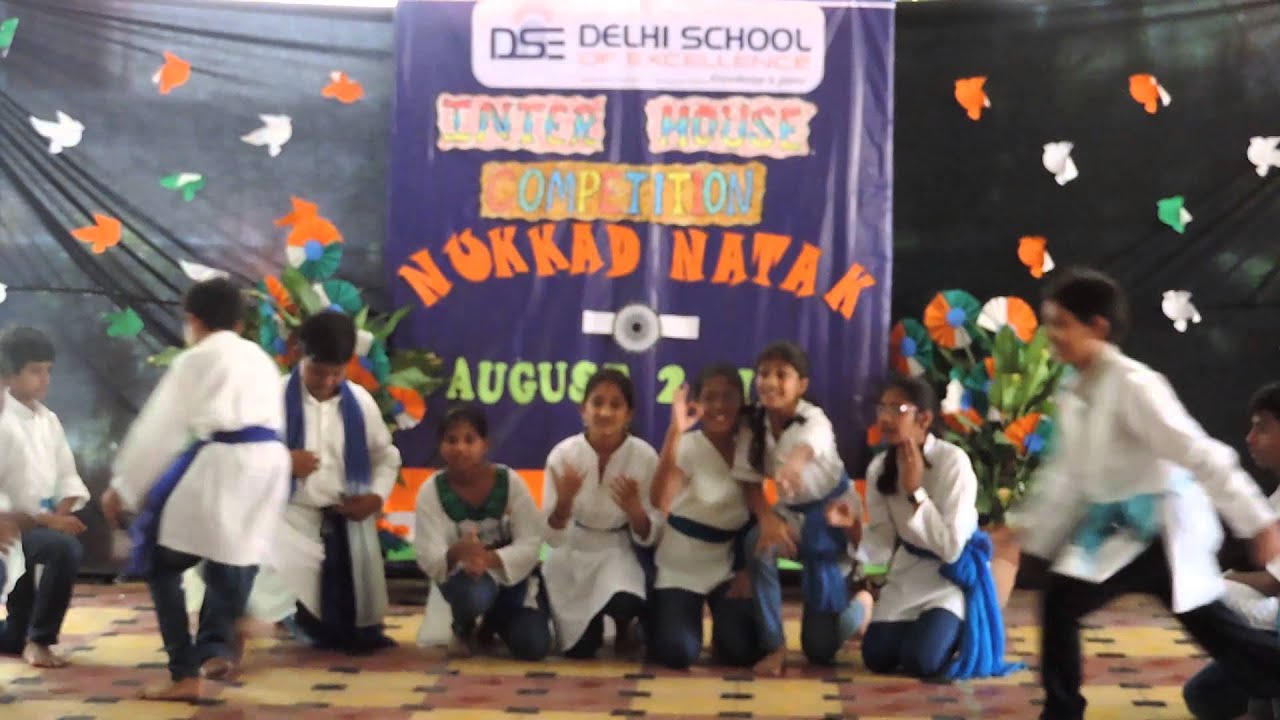 Nukkad Natak on Unity in Diversity by Trojans house @ Delhi School of Excellence