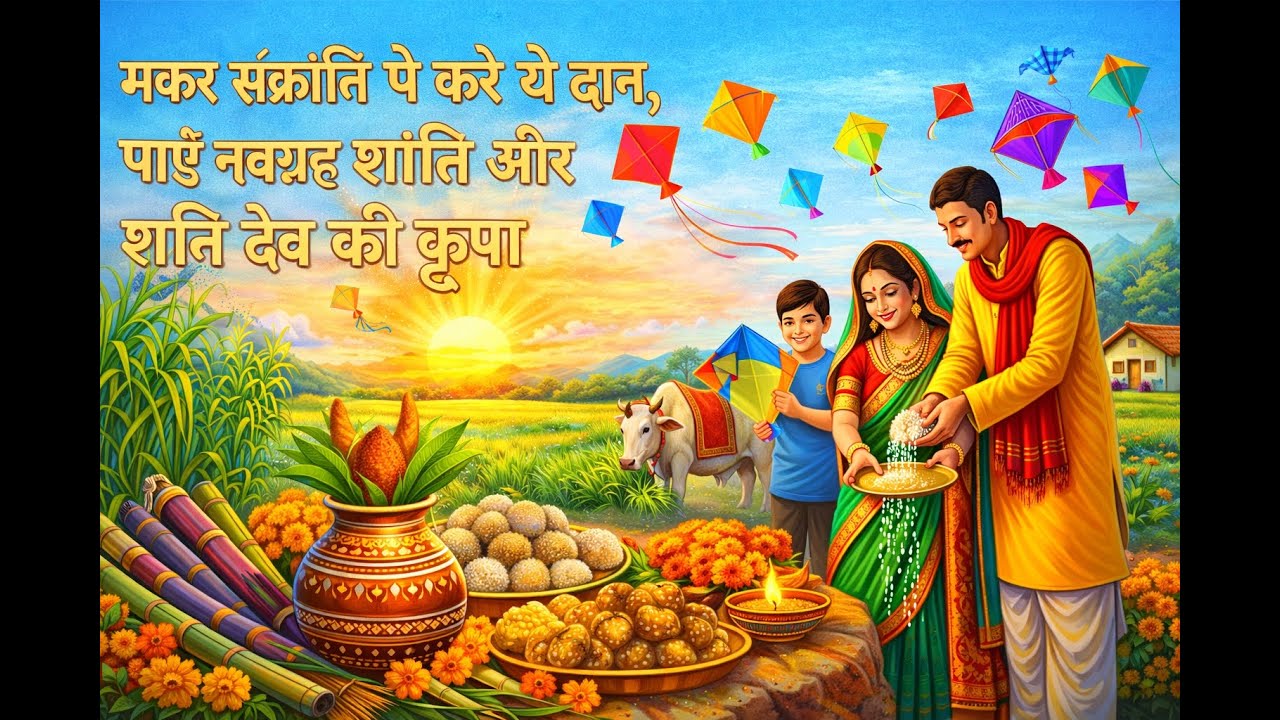 Makar Sankranti 2026 🪁 | Snan-Daan Rules 🙏 | Shani Dev Kripa + Navgrah Shanti 🌞