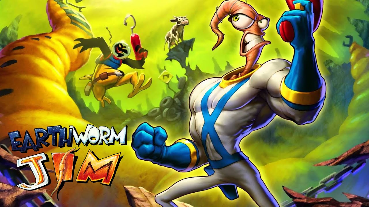 Earthworm Jim HD Full Gameplay