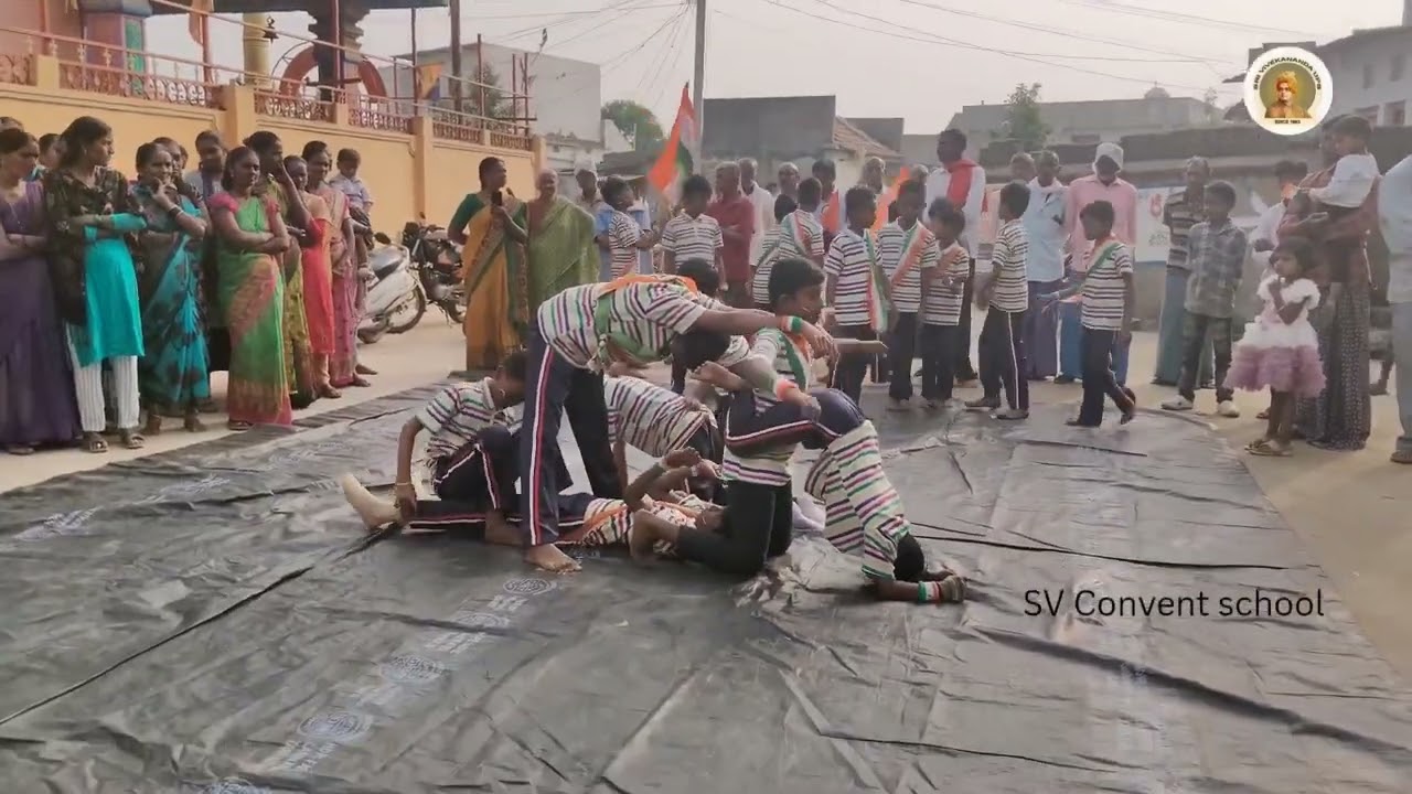 4th, 5th, 6th boys Phyramid performance 2026| SV Convent School 