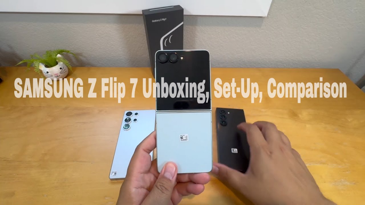 Samsung Z Flip 7 2025 Unboxing, Review, & Comparison   HD 1080p
