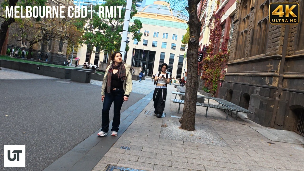 Melbourne CBD Walking Tour 4K: The Side of RMIT Nobody Shows You