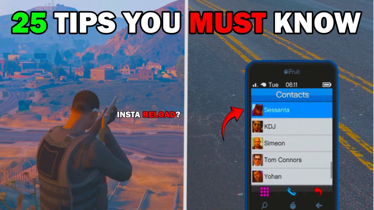 25 Helpful Tips You Need To Know in GTA Online