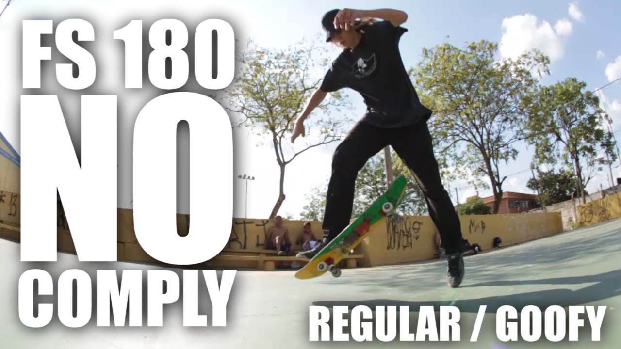 COMO MANDAR FRONTSIDE 180 NO COMPLY LIÇÃO BÁSICA - SKATE