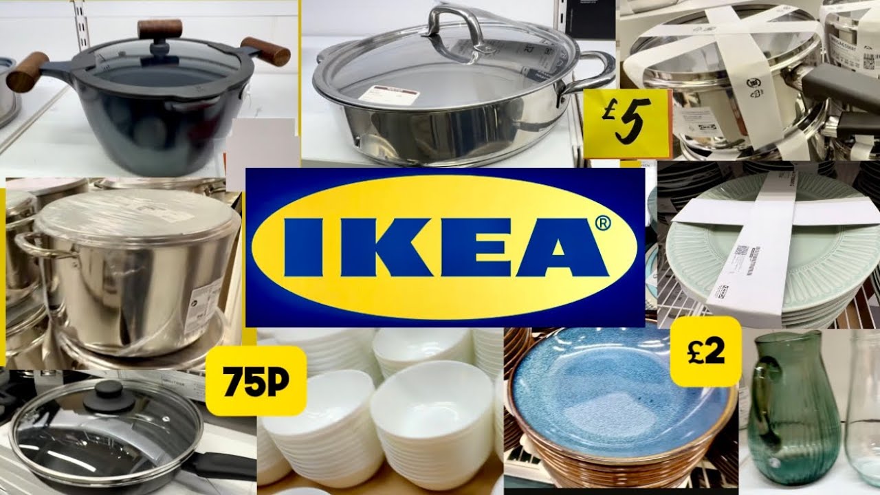 IKEA Kitchen items .Best Cheap Pots. Pans . Plates . Cup . Glass. and Much more .Full Walking Tour .