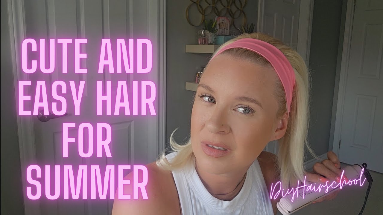 Easy Hairstyle For Beginners - Headband Hairstyle for Thin Hair