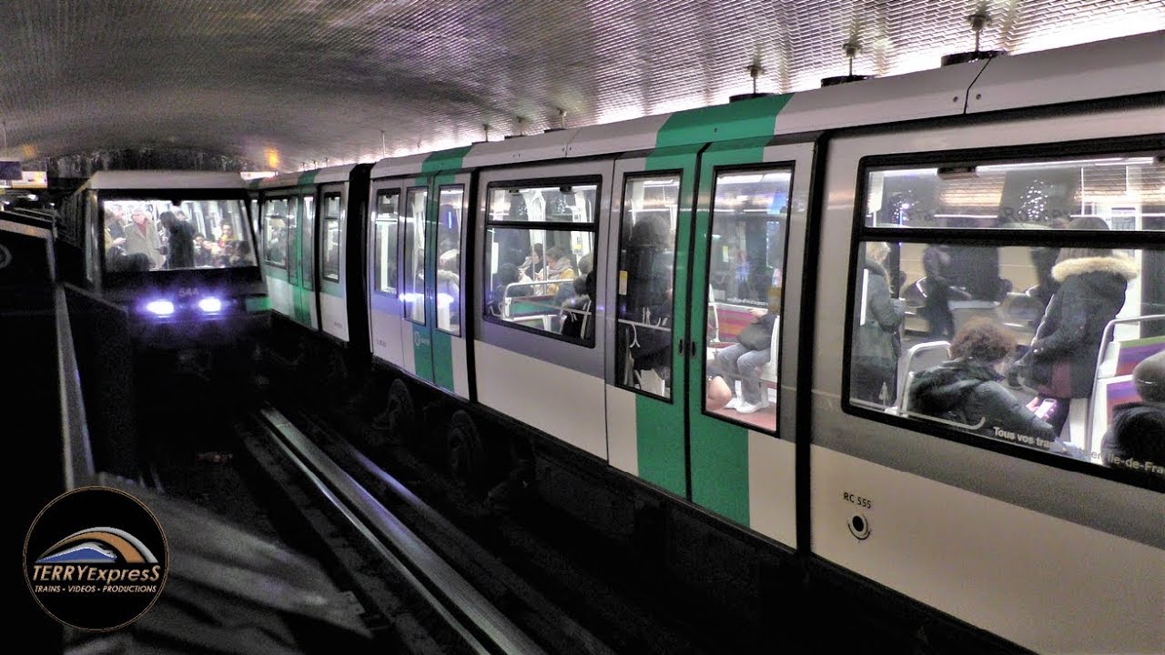 Métro de Paris - Ligne 1 & 9 - Matériel MP05 & MF01 - Franklin D. Roosevelt