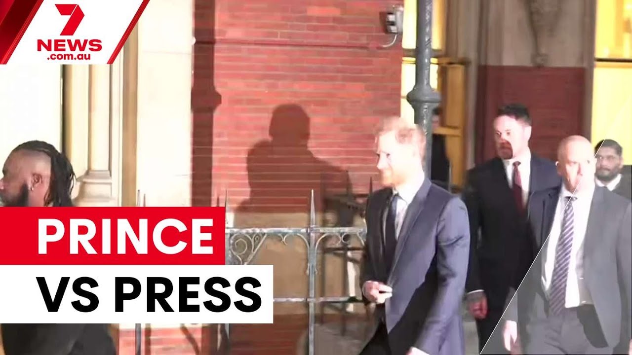 Prince Harry takes on Daily Mail in court | 7NEWS