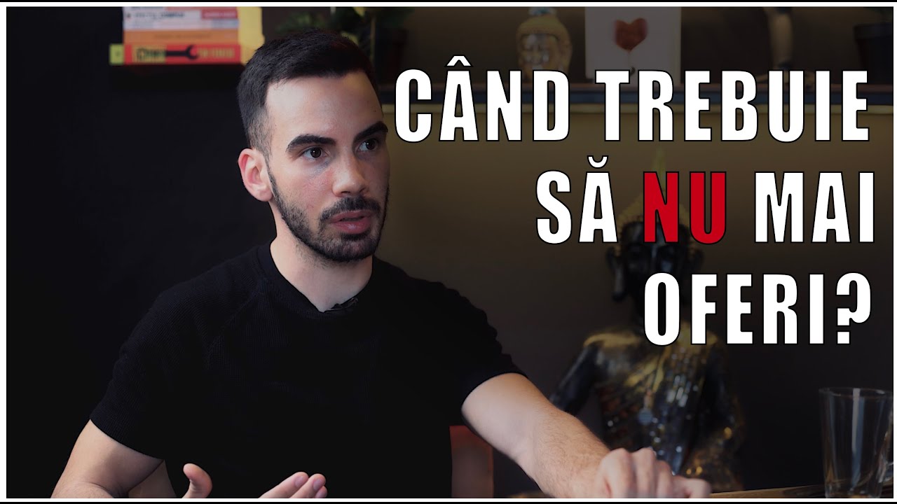 Conversatii la cafea Ep. 4 - cand trebuie sa Nu mai oferi?