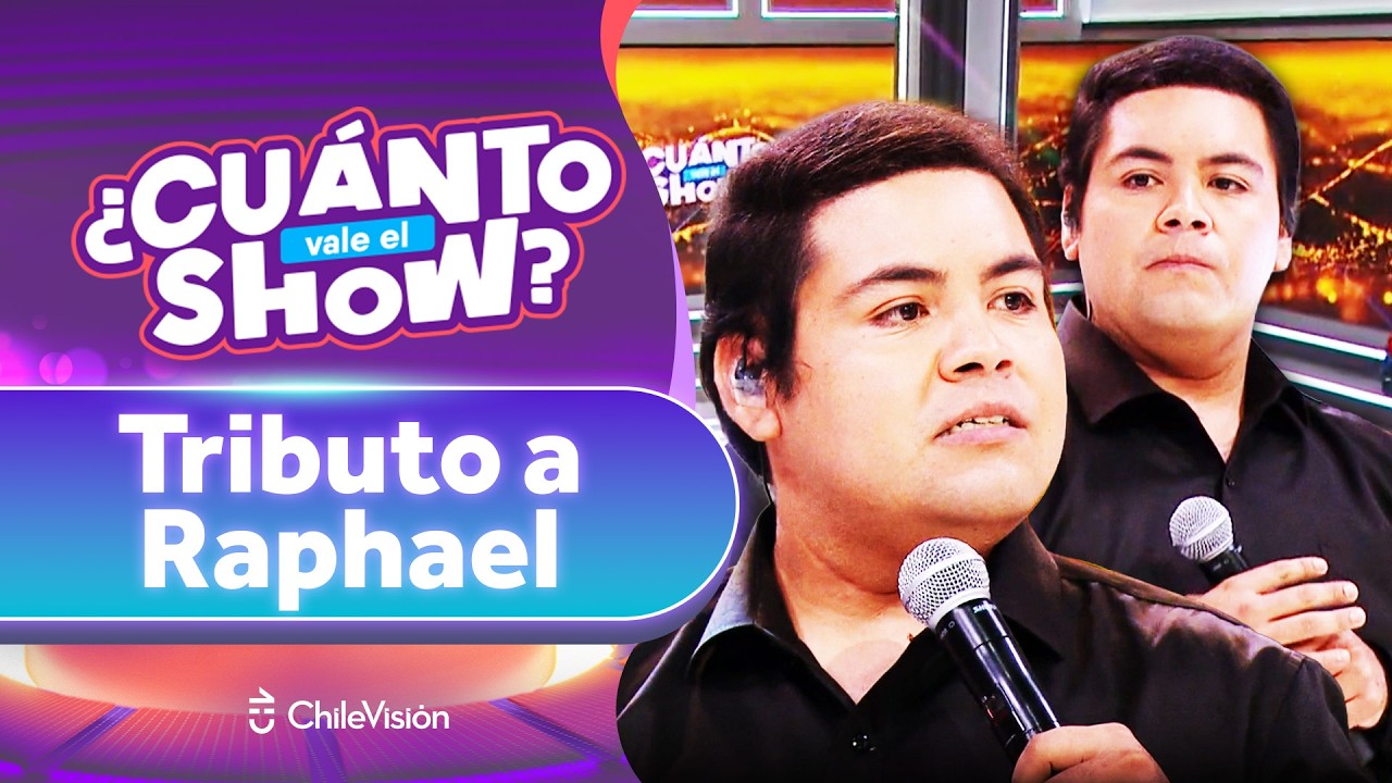 ¡FUERTE VOZARRÓN! Gonzalo Gutiérrez realizó un potente tributo de Raphael - Cuánto Vale El Show