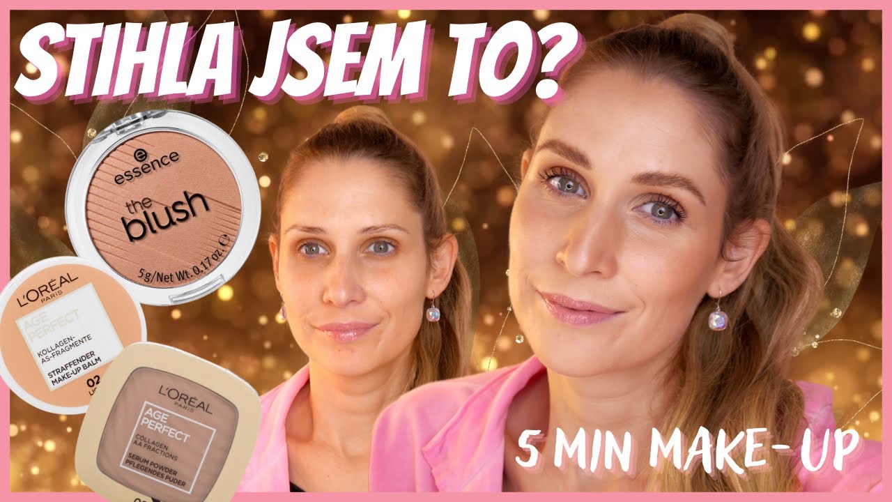 MAKE-UP ZA 5 MINUT? VÝZVA! | SUPER RANNÍ LÍČENÍ DO PRÁCE A ŠKOLY, KDYŽ RÁNO NESTÍHÁTE
