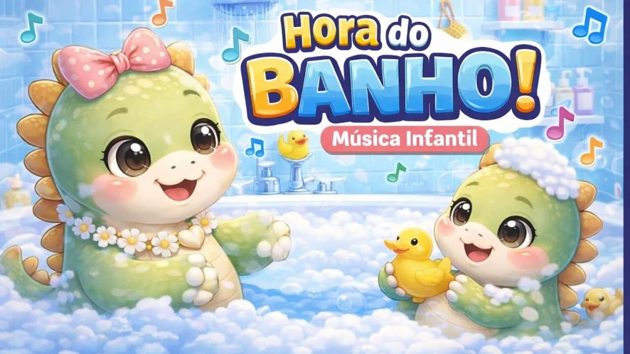 HORA DO BANHO - Clipe de música infantil 