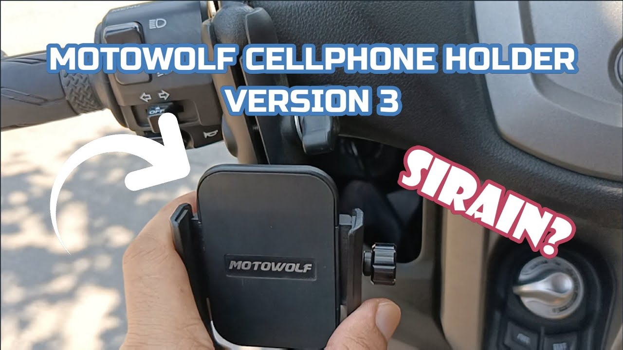 WATCH THIS BEFORE YOU BUY MOTOWOLF CELLPHONE HOLDER VERSION 3 / SIRAIN?