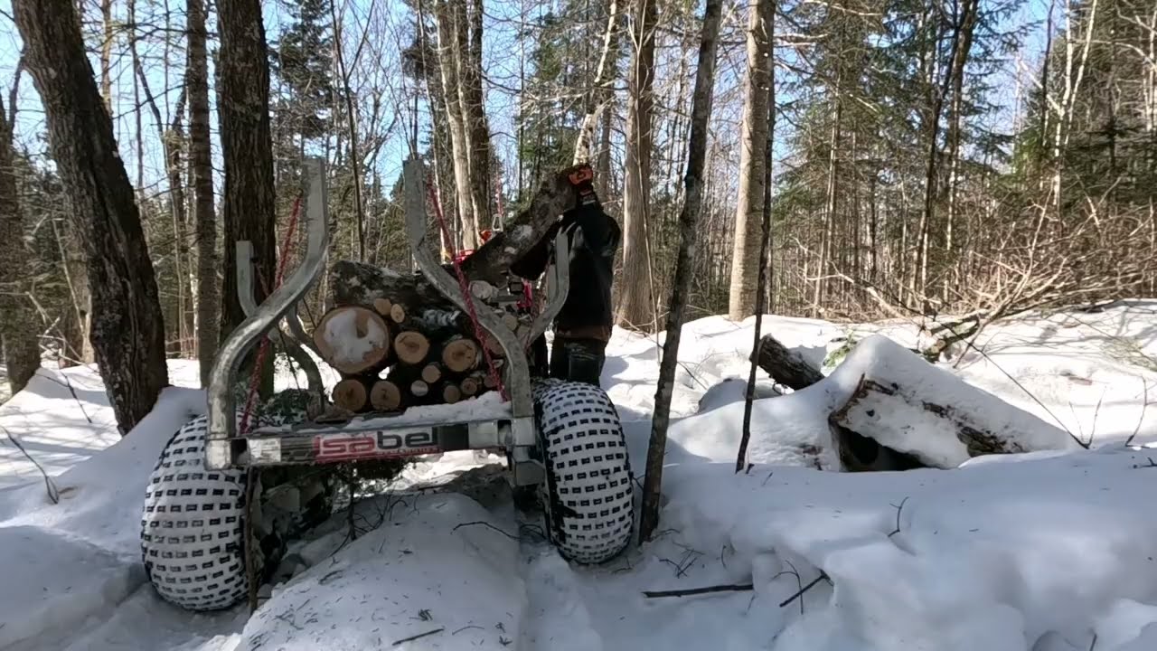 Part 1: transporting firewood by ATV