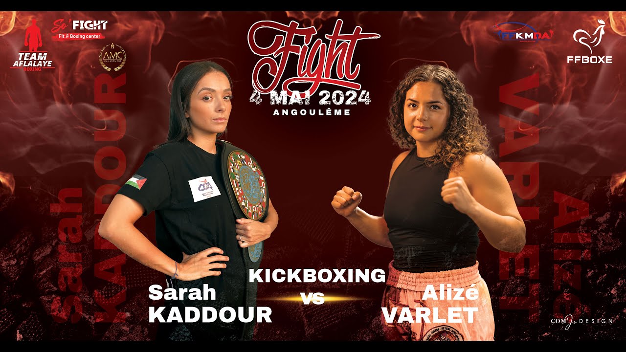 Sarah KADDOUR vs Aliz&eacute; VARLET By @vxstv  #FIGHT #Amgouleme