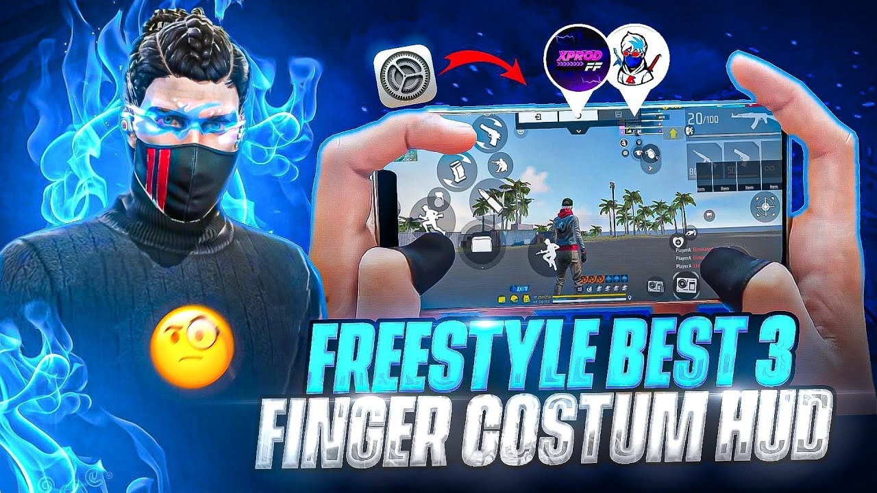 BRAZILIAN 🇧🇷 3 FINGER FASTEST 🤯 CUSTOM HUD CODE | TOP 3 FREESTYLE 😳 CUSTOM HUD CODE 😲 | WHITE FF HUD