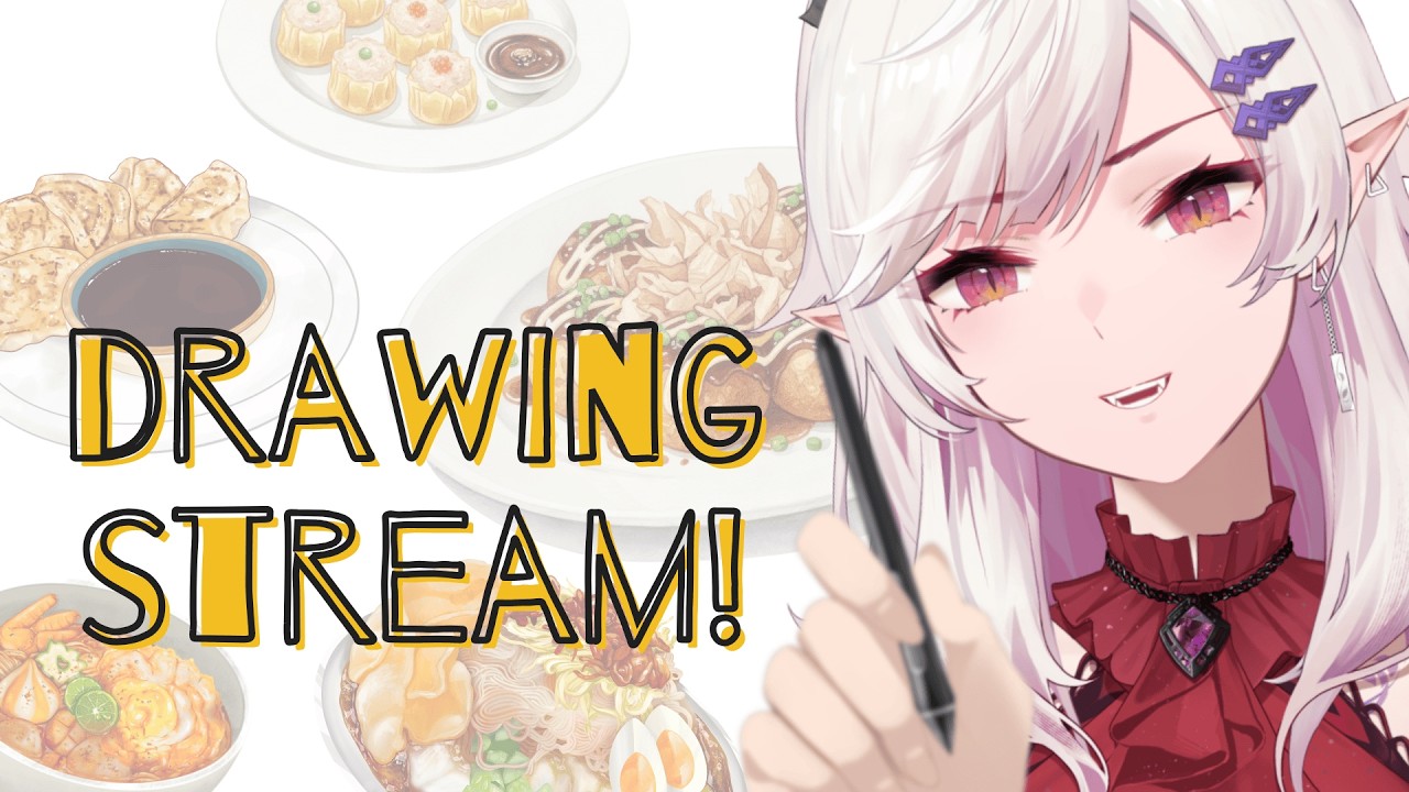 「 DRAWING 」gambar makanan apa lagi hari ini?🤤🤤🤤