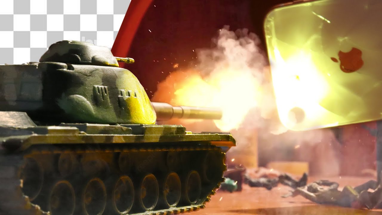 Stop Motion VFX in the Army Men Super Tank