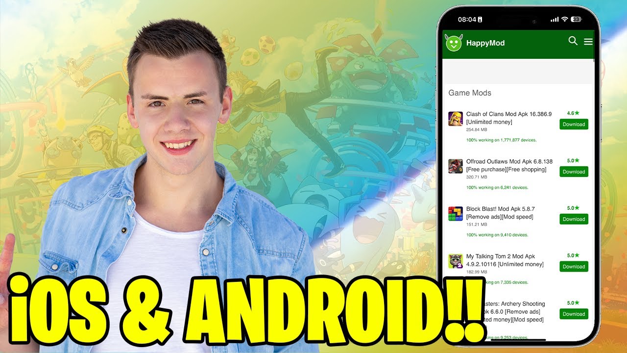 HappyMod iOS & Android - How to Get HappyMod on iPhone/iOS 2025