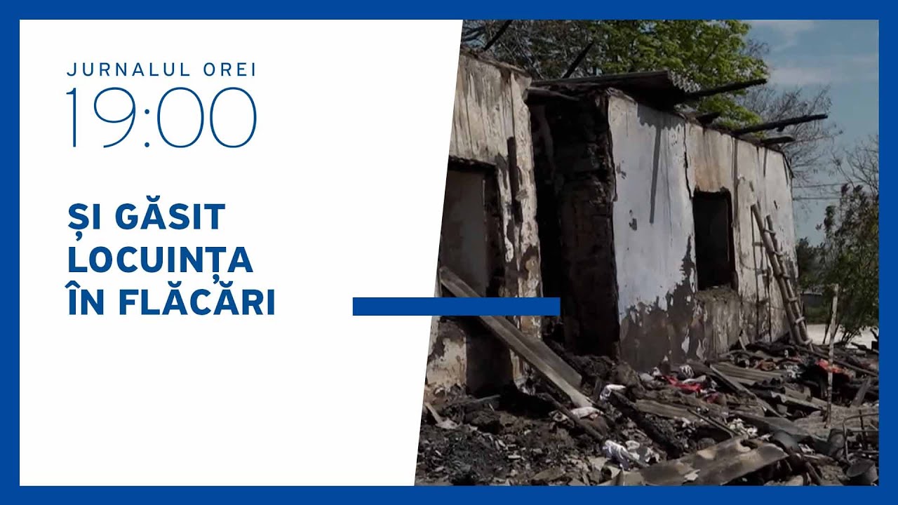 O familie din raionul Cantemir a rămas pe drumuri, după ce casa a luat foc