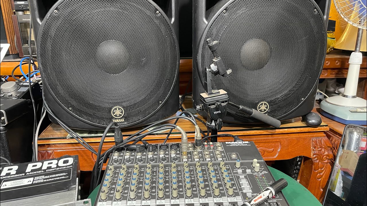 Hướng dẫn ghép Mixer Mackie  với Eff Lexicon mx200-Behring Dsp2024P  để có echo-rev  hát karaoke hay