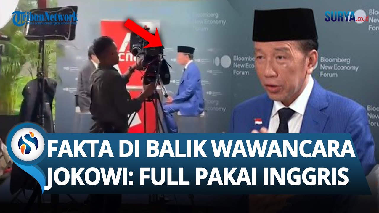 FAKTA DI BALIK LAYAR Wawancara Jokowi & CNA di Sela Forum Bloomberg: Full Inggris Tanpa Prompter
