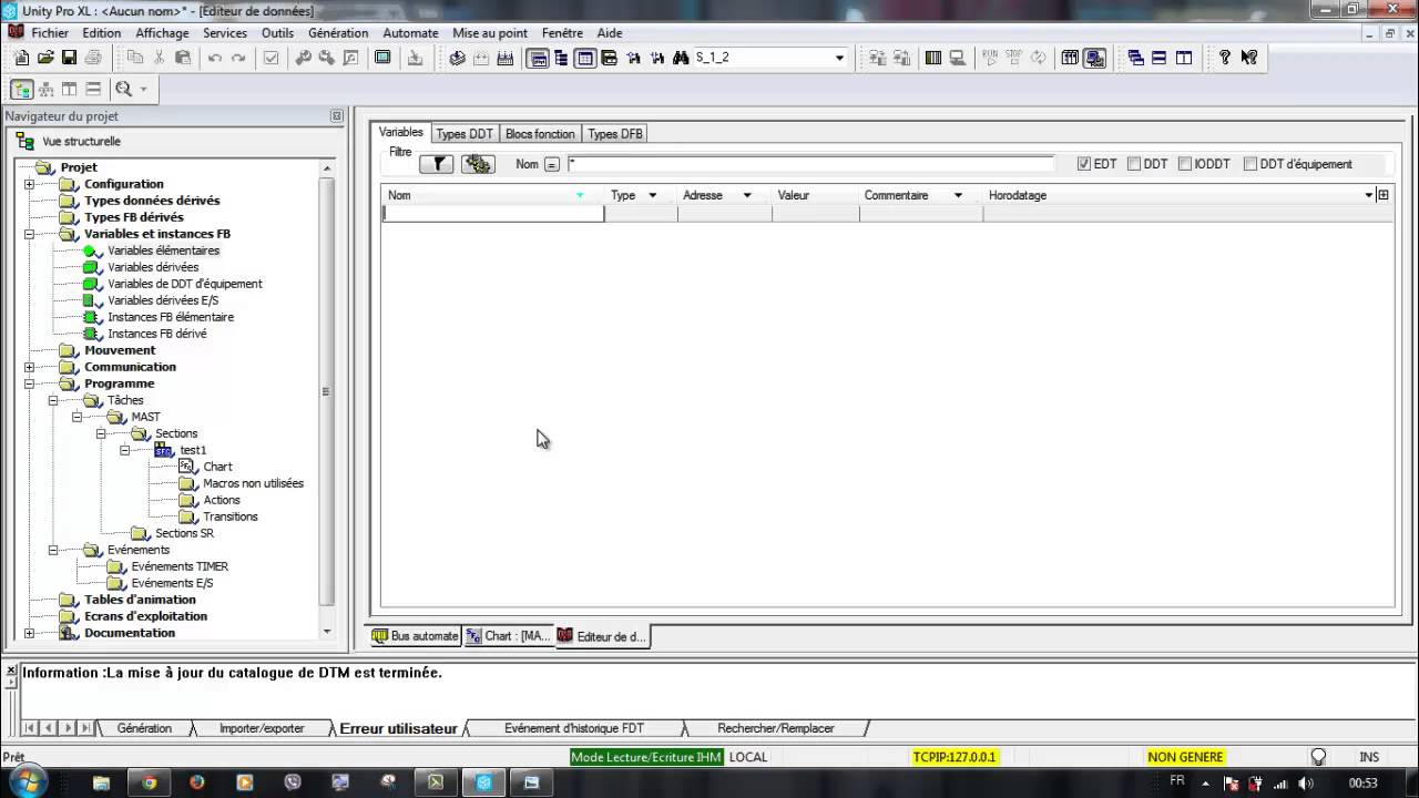 Formation unity Pro démarrage direct Part1